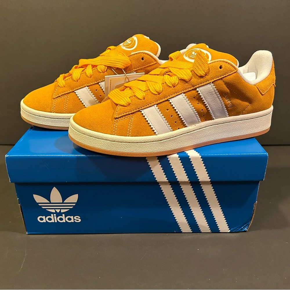 Yellow (Pantone) Adidas Campus 00s.